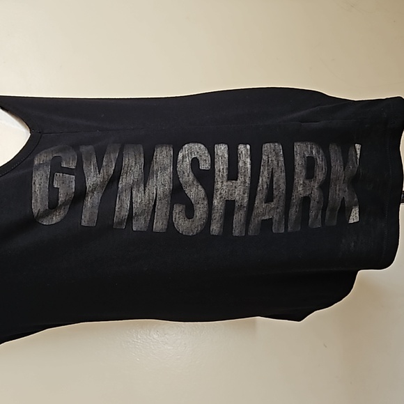 Gymshark black workout tank top tee size medium - Picture 3 of 13